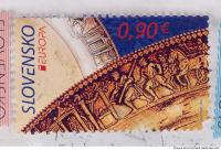 Photo Texture of Postage Stamp